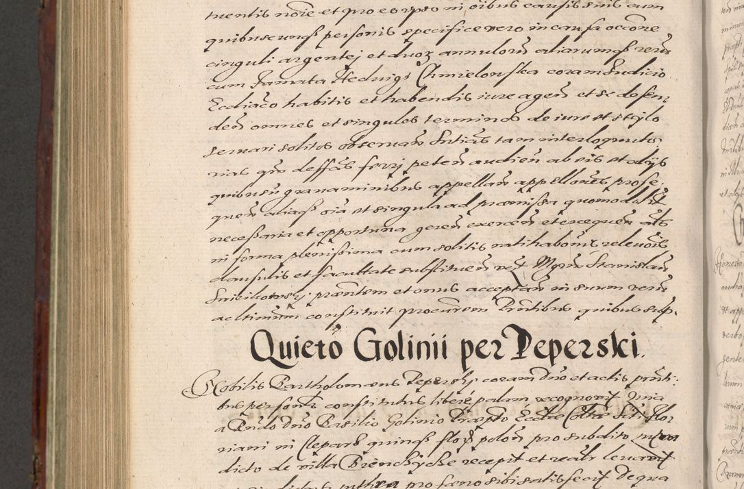 Zdjęcie nr 994 dla obiektu archiwalnego: Acta actorum causarum sententiarum tam diffinitiuarum quam interloquutorisrum decretorum obligationum quietationum procuratorum constitutionum etc. etc. coram Reverendo Domino Paulo Dembski Dei et Apostolice Sedis Gratia Episcopalo Dicensis Suffraganeo Canonico Vicario in Spiritualibus et Officiali Generali Cracoviensis ad Annum Domini Millesimum Sexcentesimum Undecimum cuius indictio octava pontificatus Sanctissimi Domini Nostri Domini Pauli Divina Providentia Papae Vti foeliciter continuantur