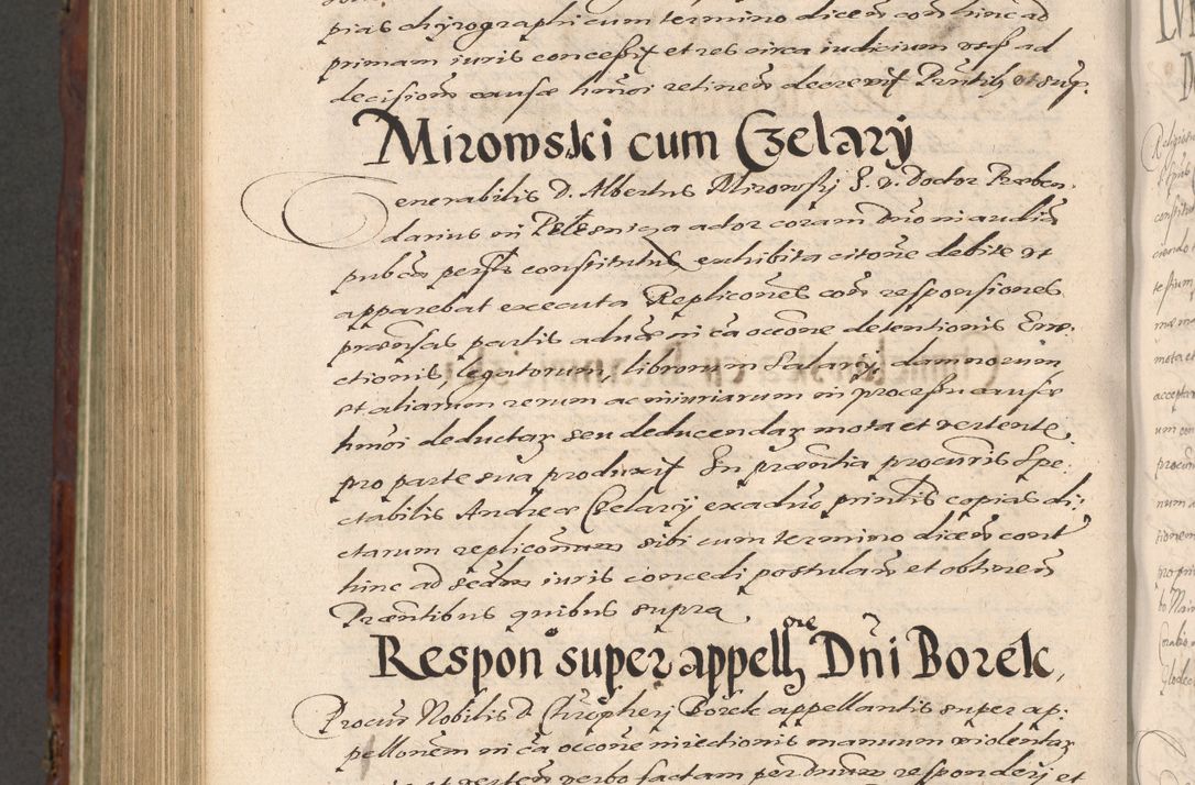 Zdjęcie nr 996 dla obiektu archiwalnego: Acta actorum causarum sententiarum tam diffinitiuarum quam interloquutorisrum decretorum obligationum quietationum procuratorum constitutionum etc. etc. coram Reverendo Domino Paulo Dembski Dei et Apostolice Sedis Gratia Episcopalo Dicensis Suffraganeo Canonico Vicario in Spiritualibus et Officiali Generali Cracoviensis ad Annum Domini Millesimum Sexcentesimum Undecimum cuius indictio octava pontificatus Sanctissimi Domini Nostri Domini Pauli Divina Providentia Papae Vti foeliciter continuantur