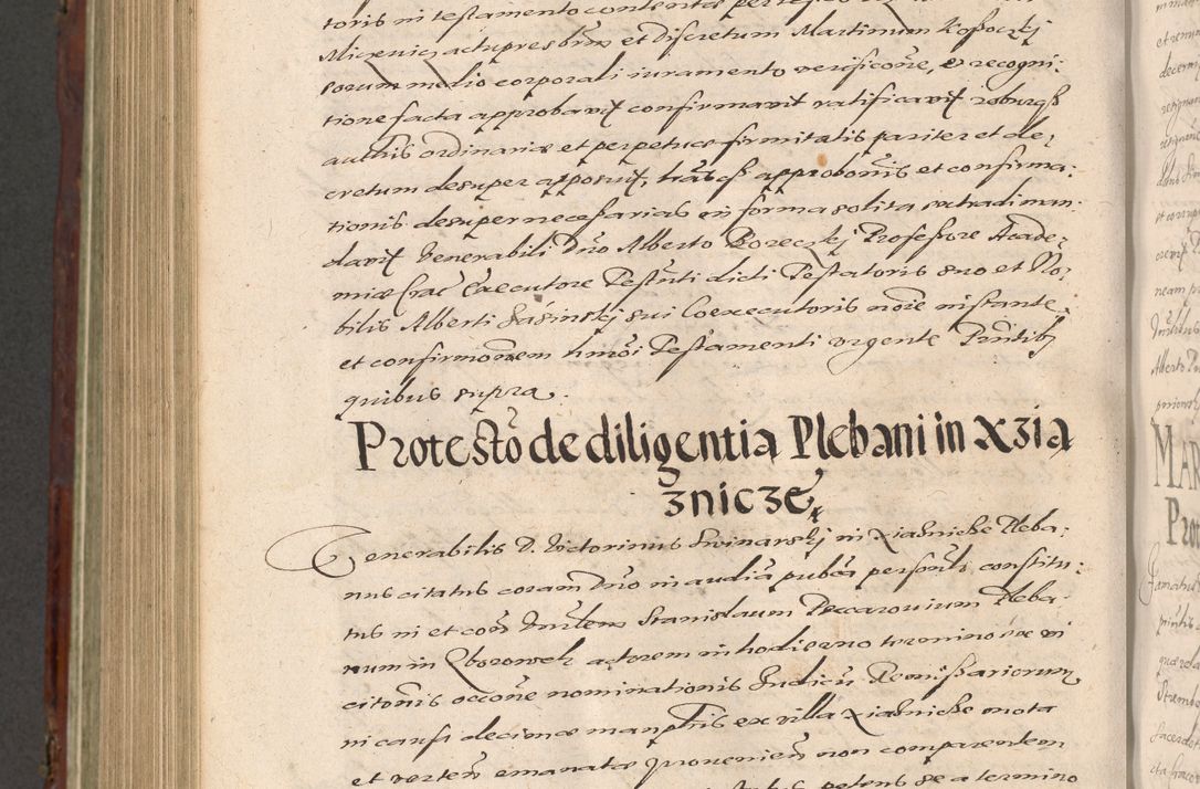 Zdjęcie nr 990 dla obiektu archiwalnego: Acta actorum causarum sententiarum tam diffinitiuarum quam interloquutorisrum decretorum obligationum quietationum procuratorum constitutionum etc. etc. coram Reverendo Domino Paulo Dembski Dei et Apostolice Sedis Gratia Episcopalo Dicensis Suffraganeo Canonico Vicario in Spiritualibus et Officiali Generali Cracoviensis ad Annum Domini Millesimum Sexcentesimum Undecimum cuius indictio octava pontificatus Sanctissimi Domini Nostri Domini Pauli Divina Providentia Papae Vti foeliciter continuantur