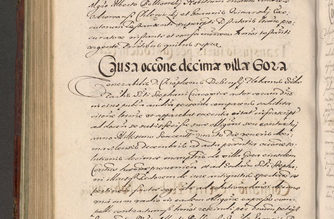 Zdjęcie nr 976 dla obiektu archiwalnego: Acta actorum causarum sententiarum tam diffinitiuarum quam interloquutorisrum decretorum obligationum quietationum procuratorum constitutionum etc. etc. coram Reverendo Domino Paulo Dembski Dei et Apostolice Sedis Gratia Episcopalo Dicensis Suffraganeo Canonico Vicario in Spiritualibus et Officiali Generali Cracoviensis ad Annum Domini Millesimum Sexcentesimum Undecimum cuius indictio octava pontificatus Sanctissimi Domini Nostri Domini Pauli Divina Providentia Papae Vti foeliciter continuantur