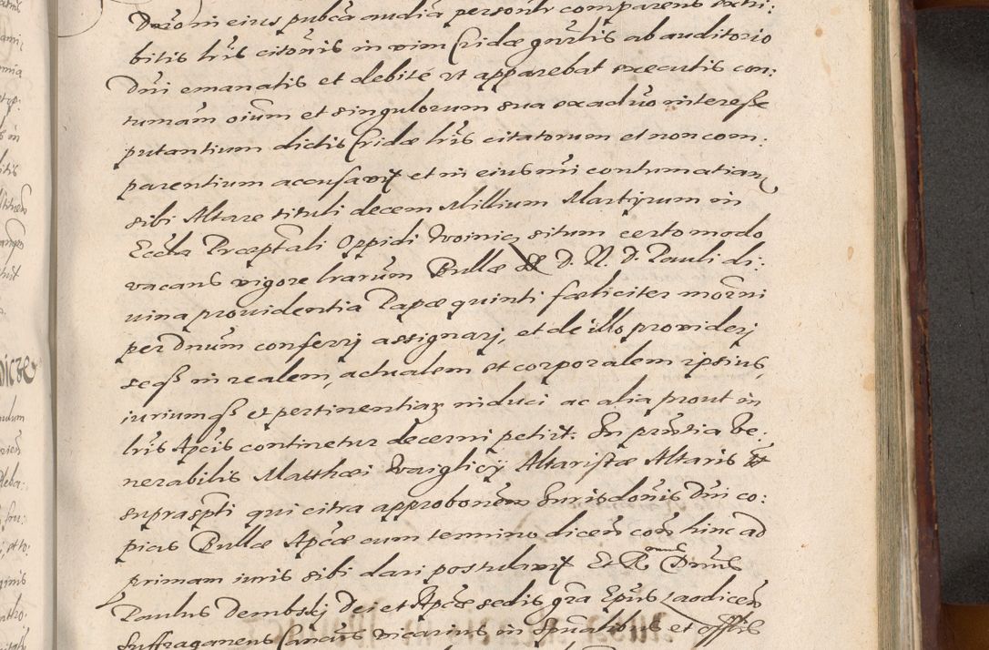 Zdjęcie nr 979 dla obiektu archiwalnego: Acta actorum causarum sententiarum tam diffinitiuarum quam interloquutorisrum decretorum obligationum quietationum procuratorum constitutionum etc. etc. coram Reverendo Domino Paulo Dembski Dei et Apostolice Sedis Gratia Episcopalo Dicensis Suffraganeo Canonico Vicario in Spiritualibus et Officiali Generali Cracoviensis ad Annum Domini Millesimum Sexcentesimum Undecimum cuius indictio octava pontificatus Sanctissimi Domini Nostri Domini Pauli Divina Providentia Papae Vti foeliciter continuantur