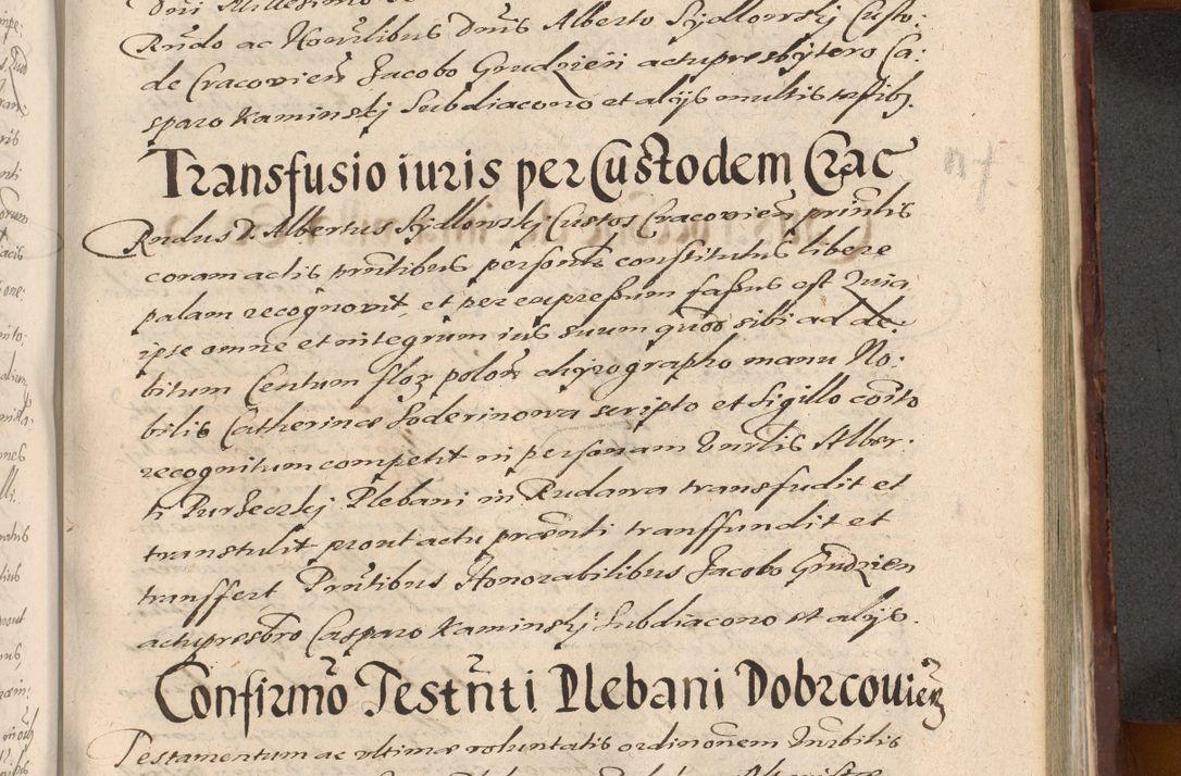 Zdjęcie nr 975 dla obiektu archiwalnego: Acta actorum causarum sententiarum tam diffinitiuarum quam interloquutorisrum decretorum obligationum quietationum procuratorum constitutionum etc. etc. coram Reverendo Domino Paulo Dembski Dei et Apostolice Sedis Gratia Episcopalo Dicensis Suffraganeo Canonico Vicario in Spiritualibus et Officiali Generali Cracoviensis ad Annum Domini Millesimum Sexcentesimum Undecimum cuius indictio octava pontificatus Sanctissimi Domini Nostri Domini Pauli Divina Providentia Papae Vti foeliciter continuantur