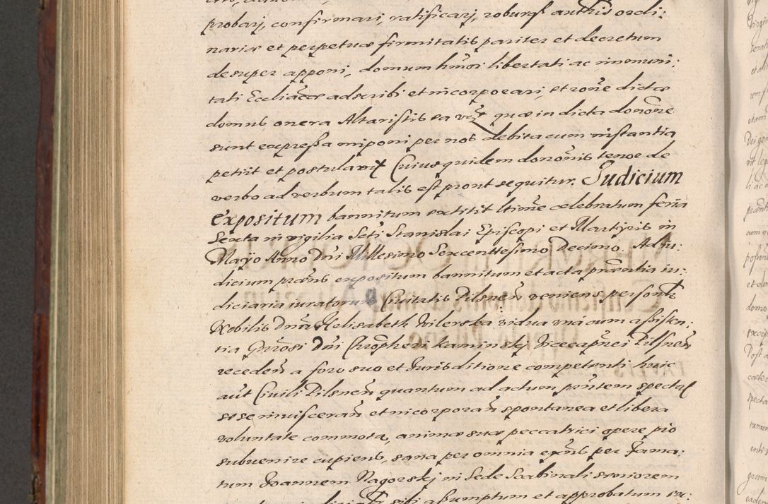 Zdjęcie nr 972 dla obiektu archiwalnego: Acta actorum causarum sententiarum tam diffinitiuarum quam interloquutorisrum decretorum obligationum quietationum procuratorum constitutionum etc. etc. coram Reverendo Domino Paulo Dembski Dei et Apostolice Sedis Gratia Episcopalo Dicensis Suffraganeo Canonico Vicario in Spiritualibus et Officiali Generali Cracoviensis ad Annum Domini Millesimum Sexcentesimum Undecimum cuius indictio octava pontificatus Sanctissimi Domini Nostri Domini Pauli Divina Providentia Papae Vti foeliciter continuantur