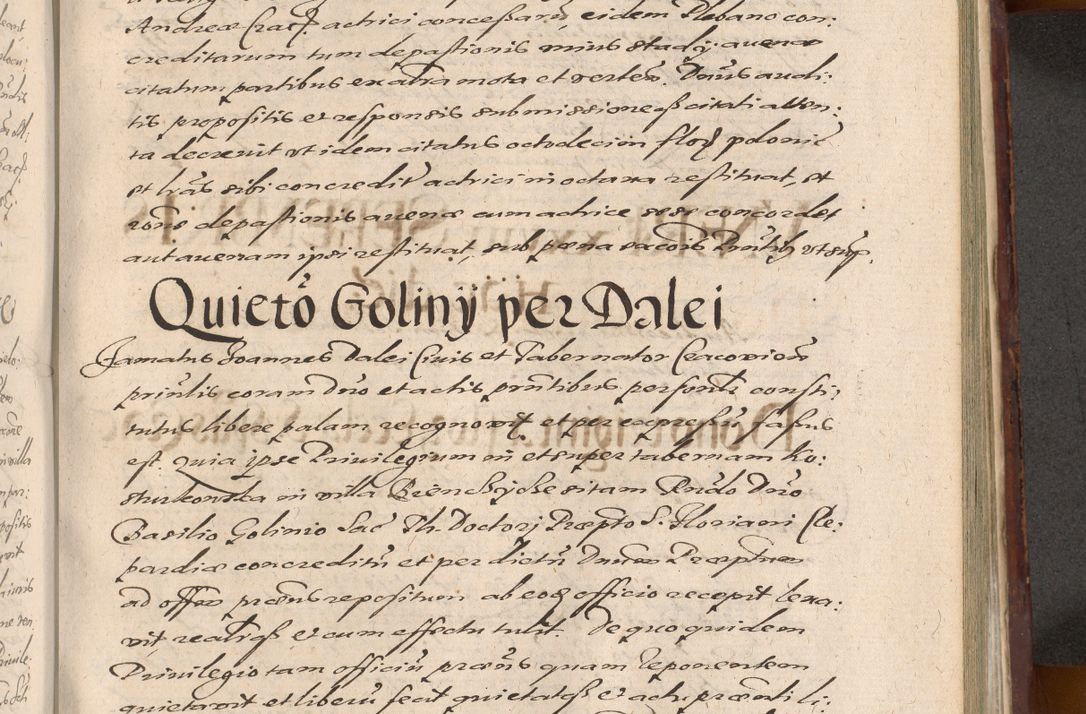 Zdjęcie nr 967 dla obiektu archiwalnego: Acta actorum causarum sententiarum tam diffinitiuarum quam interloquutorisrum decretorum obligationum quietationum procuratorum constitutionum etc. etc. coram Reverendo Domino Paulo Dembski Dei et Apostolice Sedis Gratia Episcopalo Dicensis Suffraganeo Canonico Vicario in Spiritualibus et Officiali Generali Cracoviensis ad Annum Domini Millesimum Sexcentesimum Undecimum cuius indictio octava pontificatus Sanctissimi Domini Nostri Domini Pauli Divina Providentia Papae Vti foeliciter continuantur