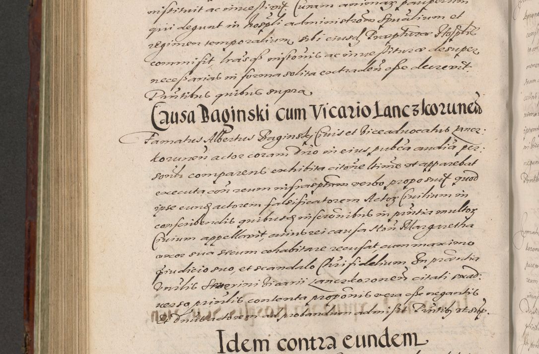 Zdjęcie nr 960 dla obiektu archiwalnego: Acta actorum causarum sententiarum tam diffinitiuarum quam interloquutorisrum decretorum obligationum quietationum procuratorum constitutionum etc. etc. coram Reverendo Domino Paulo Dembski Dei et Apostolice Sedis Gratia Episcopalo Dicensis Suffraganeo Canonico Vicario in Spiritualibus et Officiali Generali Cracoviensis ad Annum Domini Millesimum Sexcentesimum Undecimum cuius indictio octava pontificatus Sanctissimi Domini Nostri Domini Pauli Divina Providentia Papae Vti foeliciter continuantur
