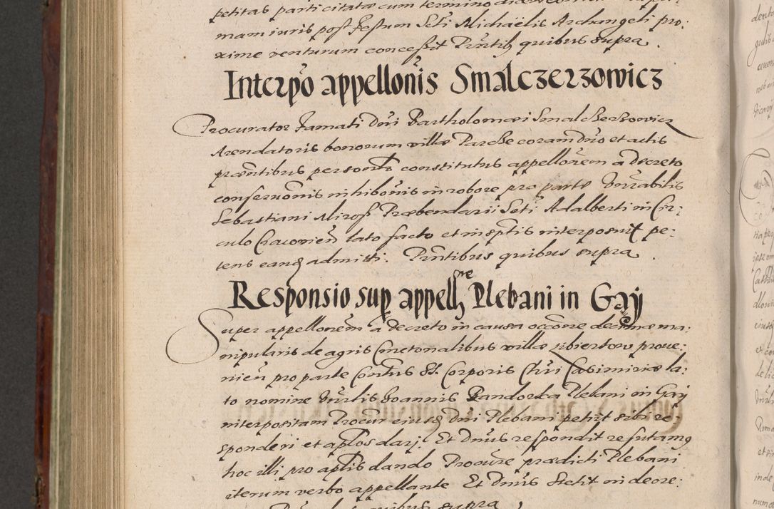 Zdjęcie nr 954 dla obiektu archiwalnego: Acta actorum causarum sententiarum tam diffinitiuarum quam interloquutorisrum decretorum obligationum quietationum procuratorum constitutionum etc. etc. coram Reverendo Domino Paulo Dembski Dei et Apostolice Sedis Gratia Episcopalo Dicensis Suffraganeo Canonico Vicario in Spiritualibus et Officiali Generali Cracoviensis ad Annum Domini Millesimum Sexcentesimum Undecimum cuius indictio octava pontificatus Sanctissimi Domini Nostri Domini Pauli Divina Providentia Papae Vti foeliciter continuantur