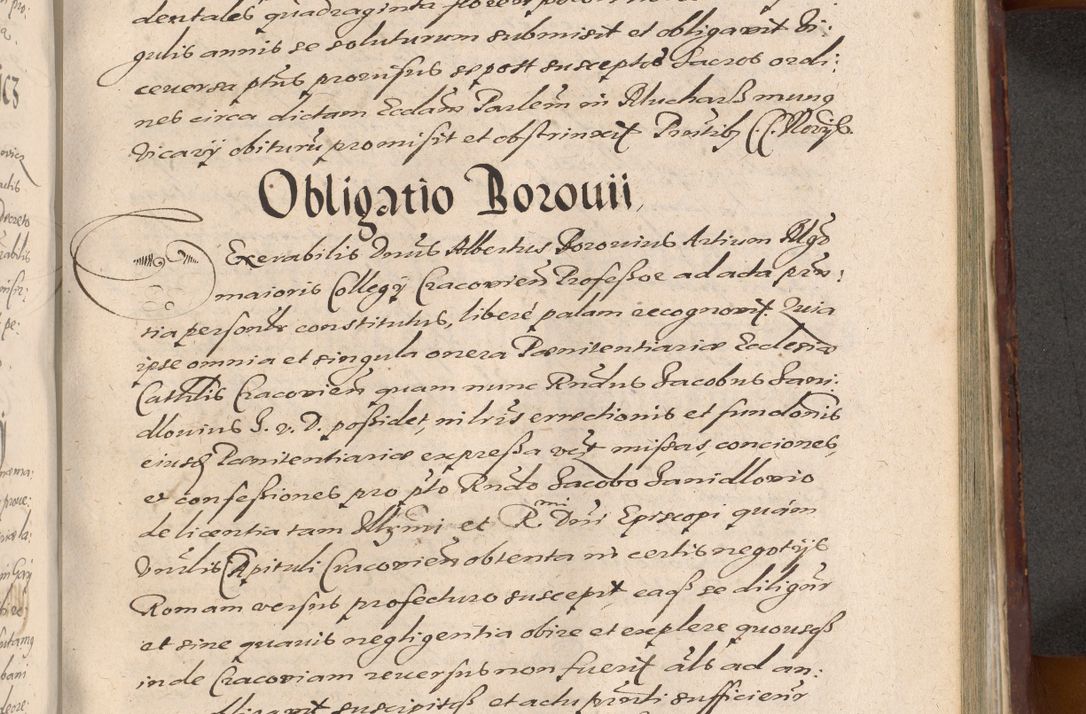 Zdjęcie nr 955 dla obiektu archiwalnego: Acta actorum causarum sententiarum tam diffinitiuarum quam interloquutorisrum decretorum obligationum quietationum procuratorum constitutionum etc. etc. coram Reverendo Domino Paulo Dembski Dei et Apostolice Sedis Gratia Episcopalo Dicensis Suffraganeo Canonico Vicario in Spiritualibus et Officiali Generali Cracoviensis ad Annum Domini Millesimum Sexcentesimum Undecimum cuius indictio octava pontificatus Sanctissimi Domini Nostri Domini Pauli Divina Providentia Papae Vti foeliciter continuantur
