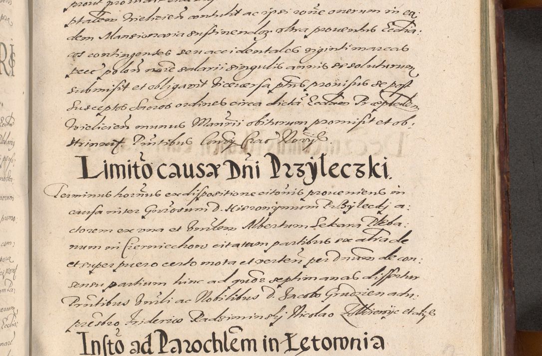 Zdjęcie nr 951 dla obiektu archiwalnego: Acta actorum causarum sententiarum tam diffinitiuarum quam interloquutorisrum decretorum obligationum quietationum procuratorum constitutionum etc. etc. coram Reverendo Domino Paulo Dembski Dei et Apostolice Sedis Gratia Episcopalo Dicensis Suffraganeo Canonico Vicario in Spiritualibus et Officiali Generali Cracoviensis ad Annum Domini Millesimum Sexcentesimum Undecimum cuius indictio octava pontificatus Sanctissimi Domini Nostri Domini Pauli Divina Providentia Papae Vti foeliciter continuantur