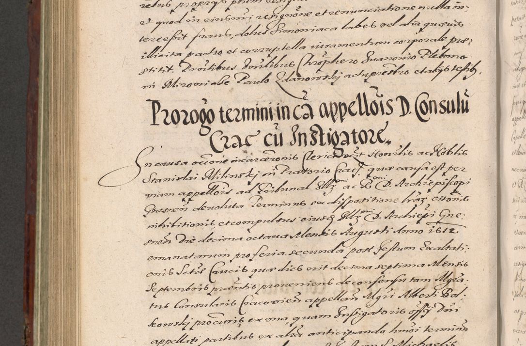 Zdjęcie nr 942 dla obiektu archiwalnego: Acta actorum causarum sententiarum tam diffinitiuarum quam interloquutorisrum decretorum obligationum quietationum procuratorum constitutionum etc. etc. coram Reverendo Domino Paulo Dembski Dei et Apostolice Sedis Gratia Episcopalo Dicensis Suffraganeo Canonico Vicario in Spiritualibus et Officiali Generali Cracoviensis ad Annum Domini Millesimum Sexcentesimum Undecimum cuius indictio octava pontificatus Sanctissimi Domini Nostri Domini Pauli Divina Providentia Papae Vti foeliciter continuantur