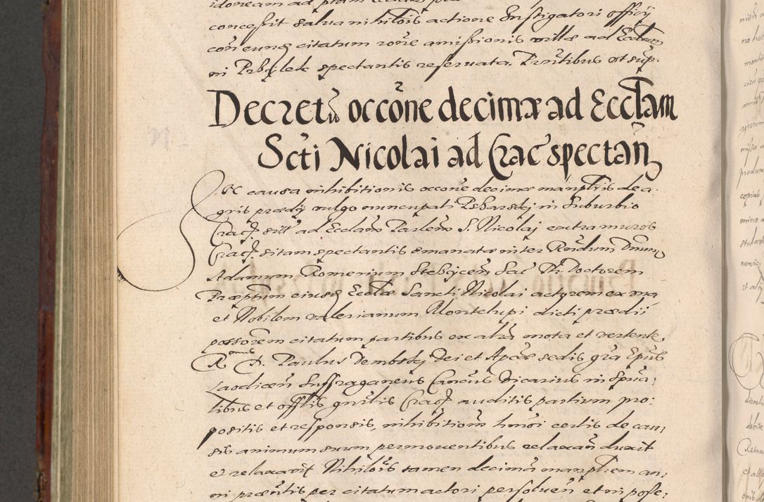 Zdjęcie nr 932 dla obiektu archiwalnego: Acta actorum causarum sententiarum tam diffinitiuarum quam interloquutorisrum decretorum obligationum quietationum procuratorum constitutionum etc. etc. coram Reverendo Domino Paulo Dembski Dei et Apostolice Sedis Gratia Episcopalo Dicensis Suffraganeo Canonico Vicario in Spiritualibus et Officiali Generali Cracoviensis ad Annum Domini Millesimum Sexcentesimum Undecimum cuius indictio octava pontificatus Sanctissimi Domini Nostri Domini Pauli Divina Providentia Papae Vti foeliciter continuantur