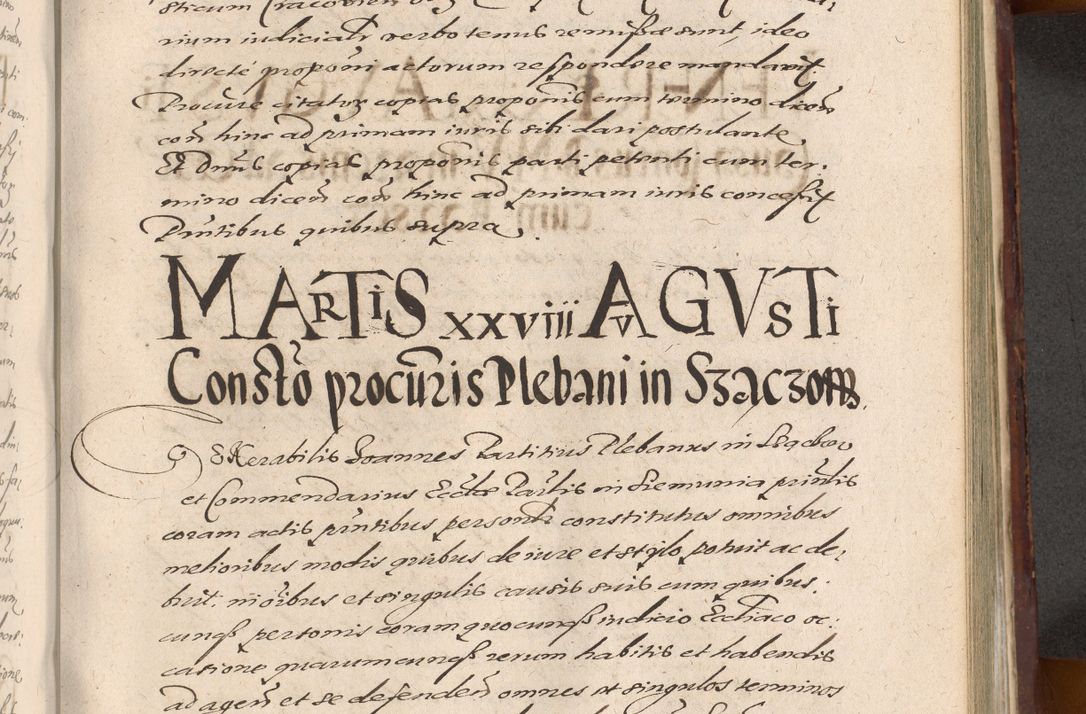 Zdjęcie nr 929 dla obiektu archiwalnego: Acta actorum causarum sententiarum tam diffinitiuarum quam interloquutorisrum decretorum obligationum quietationum procuratorum constitutionum etc. etc. coram Reverendo Domino Paulo Dembski Dei et Apostolice Sedis Gratia Episcopalo Dicensis Suffraganeo Canonico Vicario in Spiritualibus et Officiali Generali Cracoviensis ad Annum Domini Millesimum Sexcentesimum Undecimum cuius indictio octava pontificatus Sanctissimi Domini Nostri Domini Pauli Divina Providentia Papae Vti foeliciter continuantur