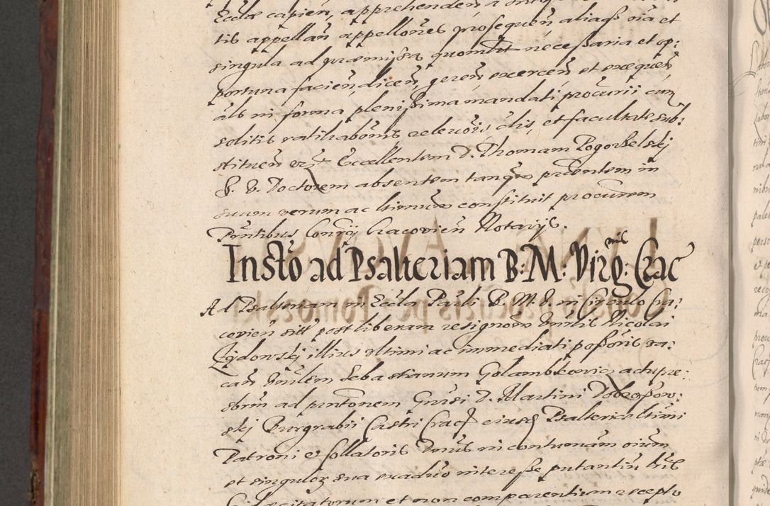 Zdjęcie nr 914 dla obiektu archiwalnego: Acta actorum causarum sententiarum tam diffinitiuarum quam interloquutorisrum decretorum obligationum quietationum procuratorum constitutionum etc. etc. coram Reverendo Domino Paulo Dembski Dei et Apostolice Sedis Gratia Episcopalo Dicensis Suffraganeo Canonico Vicario in Spiritualibus et Officiali Generali Cracoviensis ad Annum Domini Millesimum Sexcentesimum Undecimum cuius indictio octava pontificatus Sanctissimi Domini Nostri Domini Pauli Divina Providentia Papae Vti foeliciter continuantur
