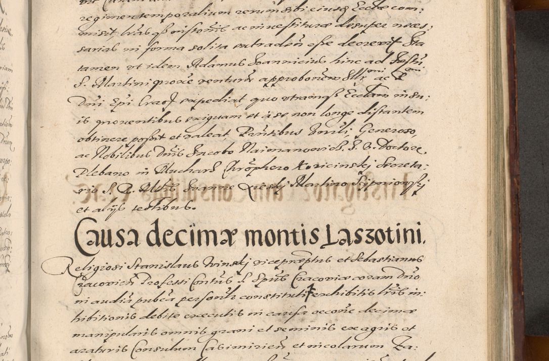 Zdjęcie nr 907 dla obiektu archiwalnego: Acta actorum causarum sententiarum tam diffinitiuarum quam interloquutorisrum decretorum obligationum quietationum procuratorum constitutionum etc. etc. coram Reverendo Domino Paulo Dembski Dei et Apostolice Sedis Gratia Episcopalo Dicensis Suffraganeo Canonico Vicario in Spiritualibus et Officiali Generali Cracoviensis ad Annum Domini Millesimum Sexcentesimum Undecimum cuius indictio octava pontificatus Sanctissimi Domini Nostri Domini Pauli Divina Providentia Papae Vti foeliciter continuantur