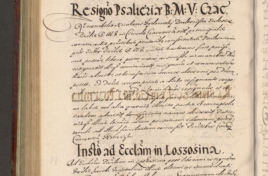Zdjęcie nr 906 dla obiektu archiwalnego: Acta actorum causarum sententiarum tam diffinitiuarum quam interloquutorisrum decretorum obligationum quietationum procuratorum constitutionum etc. etc. coram Reverendo Domino Paulo Dembski Dei et Apostolice Sedis Gratia Episcopalo Dicensis Suffraganeo Canonico Vicario in Spiritualibus et Officiali Generali Cracoviensis ad Annum Domini Millesimum Sexcentesimum Undecimum cuius indictio octava pontificatus Sanctissimi Domini Nostri Domini Pauli Divina Providentia Papae Vti foeliciter continuantur