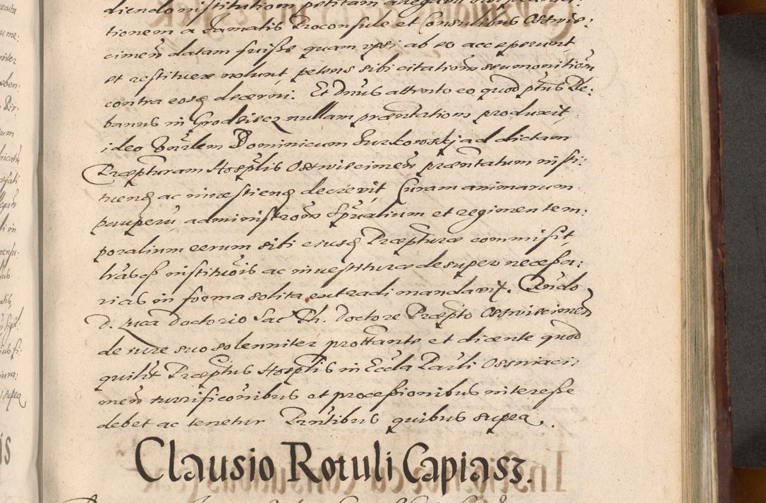 Zdjęcie nr 901 dla obiektu archiwalnego: Acta actorum causarum sententiarum tam diffinitiuarum quam interloquutorisrum decretorum obligationum quietationum procuratorum constitutionum etc. etc. coram Reverendo Domino Paulo Dembski Dei et Apostolice Sedis Gratia Episcopalo Dicensis Suffraganeo Canonico Vicario in Spiritualibus et Officiali Generali Cracoviensis ad Annum Domini Millesimum Sexcentesimum Undecimum cuius indictio octava pontificatus Sanctissimi Domini Nostri Domini Pauli Divina Providentia Papae Vti foeliciter continuantur