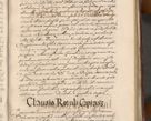 Zdjęcie nr 901 dla obiektu archiwalnego: Acta actorum causarum sententiarum tam diffinitiuarum quam interloquutorisrum decretorum obligationum quietationum procuratorum constitutionum etc. etc. coram Reverendo Domino Paulo Dembski Dei et Apostolice Sedis Gratia Episcopalo Dicensis Suffraganeo Canonico Vicario in Spiritualibus et Officiali Generali Cracoviensis ad Annum Domini Millesimum Sexcentesimum Undecimum cuius indictio octava pontificatus Sanctissimi Domini Nostri Domini Pauli Divina Providentia Papae Vti foeliciter continuantur