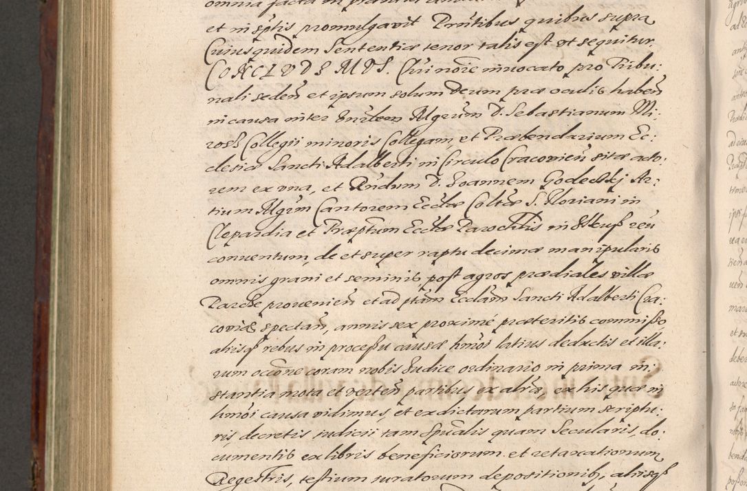Zdjęcie nr 898 dla obiektu archiwalnego: Acta actorum causarum sententiarum tam diffinitiuarum quam interloquutorisrum decretorum obligationum quietationum procuratorum constitutionum etc. etc. coram Reverendo Domino Paulo Dembski Dei et Apostolice Sedis Gratia Episcopalo Dicensis Suffraganeo Canonico Vicario in Spiritualibus et Officiali Generali Cracoviensis ad Annum Domini Millesimum Sexcentesimum Undecimum cuius indictio octava pontificatus Sanctissimi Domini Nostri Domini Pauli Divina Providentia Papae Vti foeliciter continuantur