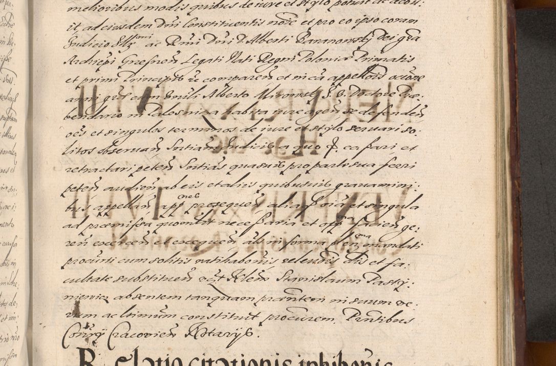Zdjęcie nr 887 dla obiektu archiwalnego: Acta actorum causarum sententiarum tam diffinitiuarum quam interloquutorisrum decretorum obligationum quietationum procuratorum constitutionum etc. etc. coram Reverendo Domino Paulo Dembski Dei et Apostolice Sedis Gratia Episcopalo Dicensis Suffraganeo Canonico Vicario in Spiritualibus et Officiali Generali Cracoviensis ad Annum Domini Millesimum Sexcentesimum Undecimum cuius indictio octava pontificatus Sanctissimi Domini Nostri Domini Pauli Divina Providentia Papae Vti foeliciter continuantur