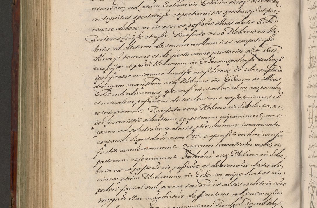 Zdjęcie nr 886 dla obiektu archiwalnego: Acta actorum causarum sententiarum tam diffinitiuarum quam interloquutorisrum decretorum obligationum quietationum procuratorum constitutionum etc. etc. coram Reverendo Domino Paulo Dembski Dei et Apostolice Sedis Gratia Episcopalo Dicensis Suffraganeo Canonico Vicario in Spiritualibus et Officiali Generali Cracoviensis ad Annum Domini Millesimum Sexcentesimum Undecimum cuius indictio octava pontificatus Sanctissimi Domini Nostri Domini Pauli Divina Providentia Papae Vti foeliciter continuantur