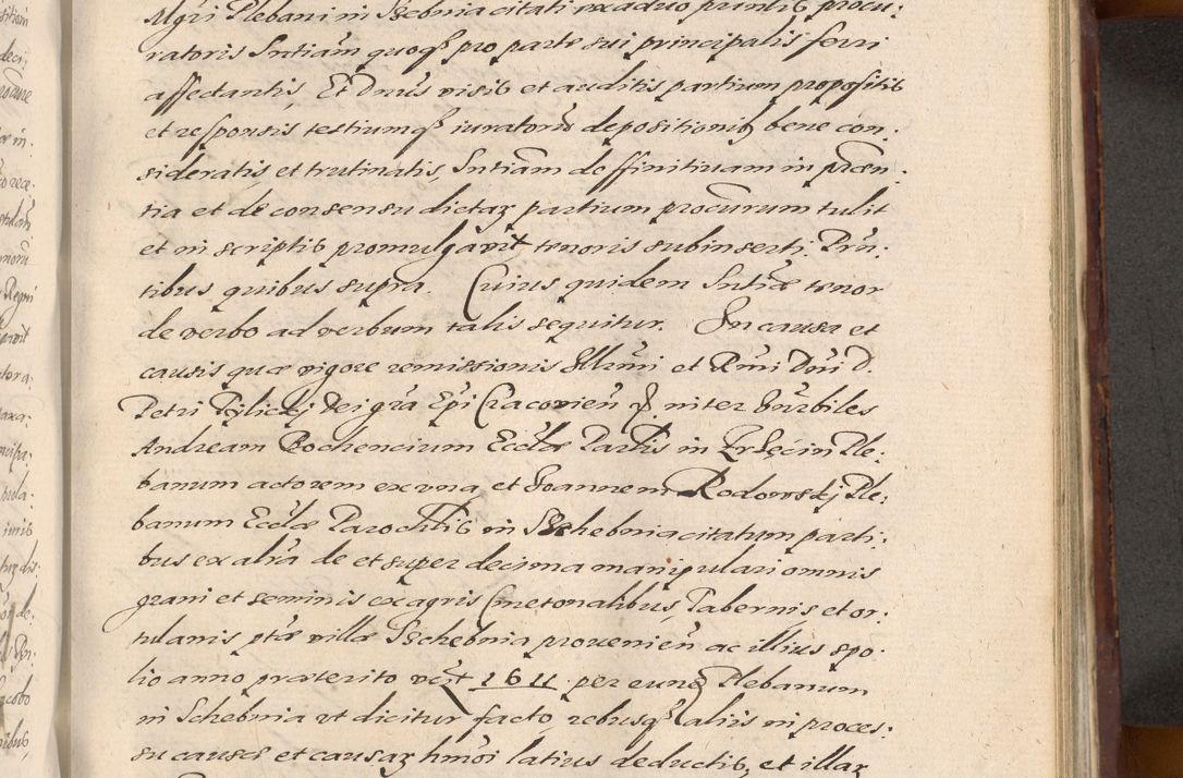 Zdjęcie nr 885 dla obiektu archiwalnego: Acta actorum causarum sententiarum tam diffinitiuarum quam interloquutorisrum decretorum obligationum quietationum procuratorum constitutionum etc. etc. coram Reverendo Domino Paulo Dembski Dei et Apostolice Sedis Gratia Episcopalo Dicensis Suffraganeo Canonico Vicario in Spiritualibus et Officiali Generali Cracoviensis ad Annum Domini Millesimum Sexcentesimum Undecimum cuius indictio octava pontificatus Sanctissimi Domini Nostri Domini Pauli Divina Providentia Papae Vti foeliciter continuantur