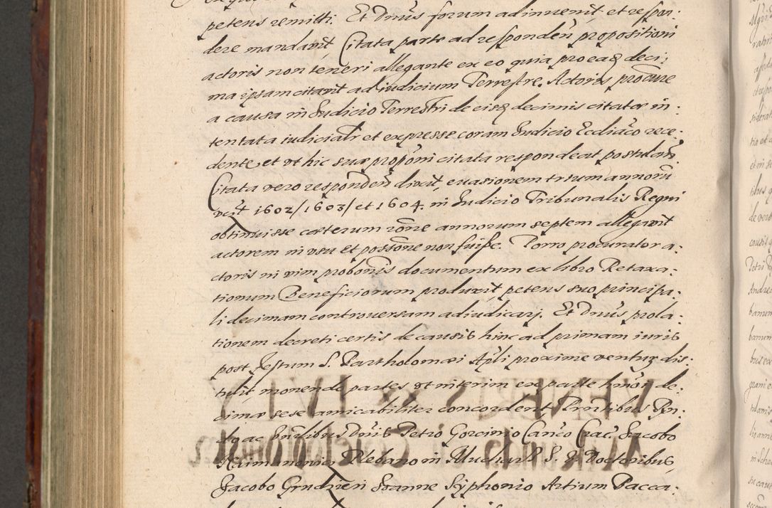 Zdjęcie nr 884 dla obiektu archiwalnego: Acta actorum causarum sententiarum tam diffinitiuarum quam interloquutorisrum decretorum obligationum quietationum procuratorum constitutionum etc. etc. coram Reverendo Domino Paulo Dembski Dei et Apostolice Sedis Gratia Episcopalo Dicensis Suffraganeo Canonico Vicario in Spiritualibus et Officiali Generali Cracoviensis ad Annum Domini Millesimum Sexcentesimum Undecimum cuius indictio octava pontificatus Sanctissimi Domini Nostri Domini Pauli Divina Providentia Papae Vti foeliciter continuantur