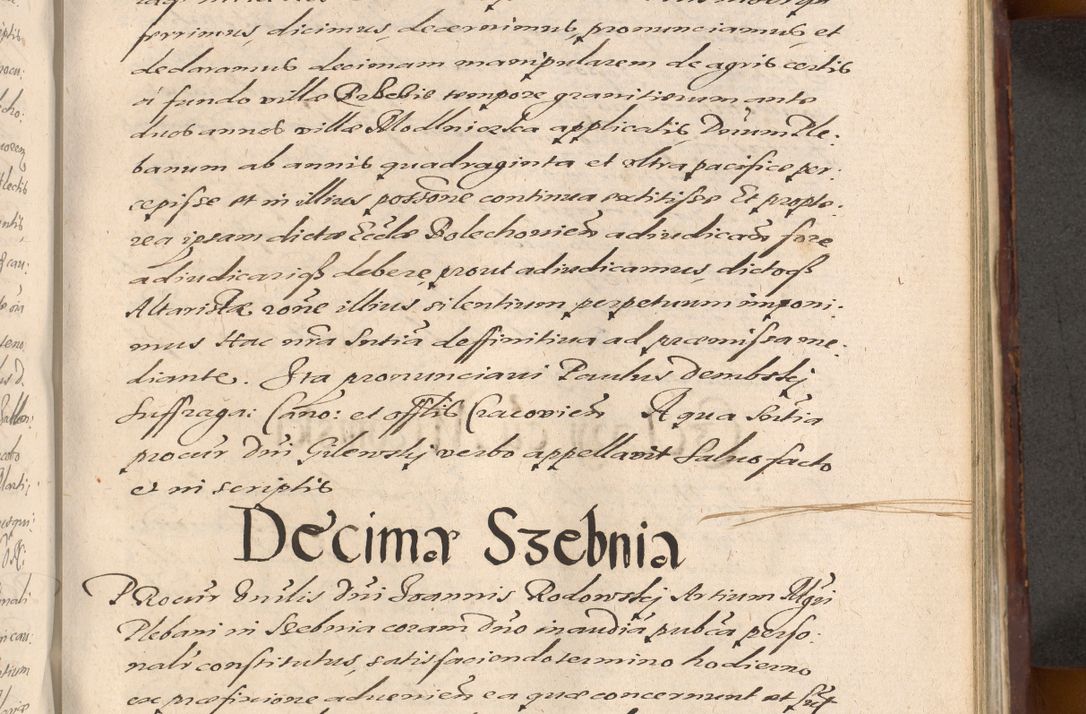 Zdjęcie nr 871 dla obiektu archiwalnego: Acta actorum causarum sententiarum tam diffinitiuarum quam interloquutorisrum decretorum obligationum quietationum procuratorum constitutionum etc. etc. coram Reverendo Domino Paulo Dembski Dei et Apostolice Sedis Gratia Episcopalo Dicensis Suffraganeo Canonico Vicario in Spiritualibus et Officiali Generali Cracoviensis ad Annum Domini Millesimum Sexcentesimum Undecimum cuius indictio octava pontificatus Sanctissimi Domini Nostri Domini Pauli Divina Providentia Papae Vti foeliciter continuantur