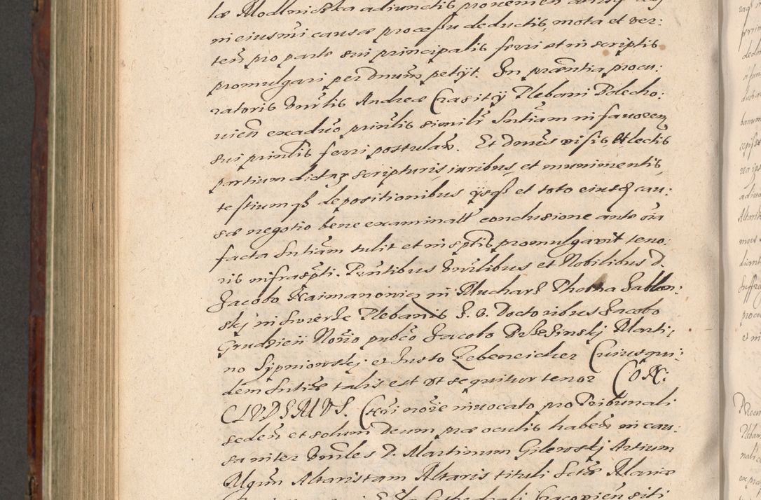Zdjęcie nr 870 dla obiektu archiwalnego: Acta actorum causarum sententiarum tam diffinitiuarum quam interloquutorisrum decretorum obligationum quietationum procuratorum constitutionum etc. etc. coram Reverendo Domino Paulo Dembski Dei et Apostolice Sedis Gratia Episcopalo Dicensis Suffraganeo Canonico Vicario in Spiritualibus et Officiali Generali Cracoviensis ad Annum Domini Millesimum Sexcentesimum Undecimum cuius indictio octava pontificatus Sanctissimi Domini Nostri Domini Pauli Divina Providentia Papae Vti foeliciter continuantur