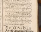 Zdjęcie nr 867 dla obiektu archiwalnego: Acta actorum causarum sententiarum tam diffinitiuarum quam interloquutorisrum decretorum obligationum quietationum procuratorum constitutionum etc. etc. coram Reverendo Domino Paulo Dembski Dei et Apostolice Sedis Gratia Episcopalo Dicensis Suffraganeo Canonico Vicario in Spiritualibus et Officiali Generali Cracoviensis ad Annum Domini Millesimum Sexcentesimum Undecimum cuius indictio octava pontificatus Sanctissimi Domini Nostri Domini Pauli Divina Providentia Papae Vti foeliciter continuantur