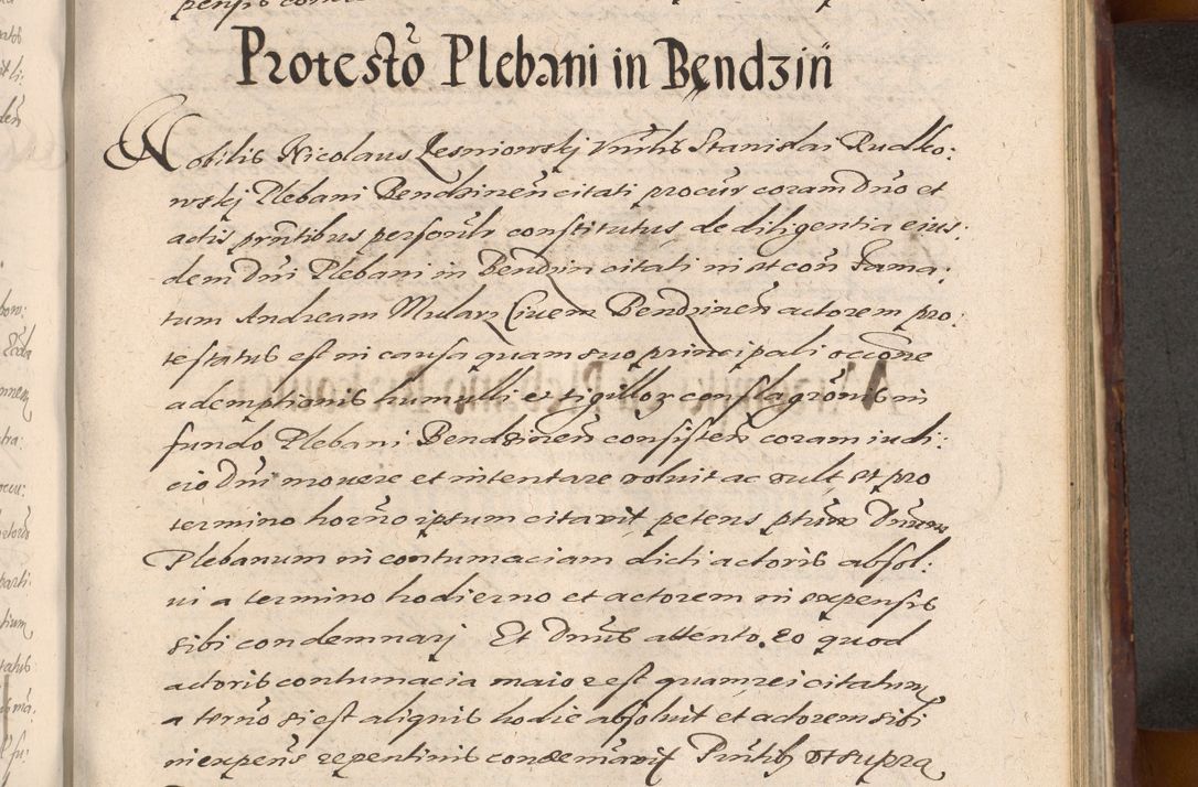 Zdjęcie nr 857 dla obiektu archiwalnego: Acta actorum causarum sententiarum tam diffinitiuarum quam interloquutorisrum decretorum obligationum quietationum procuratorum constitutionum etc. etc. coram Reverendo Domino Paulo Dembski Dei et Apostolice Sedis Gratia Episcopalo Dicensis Suffraganeo Canonico Vicario in Spiritualibus et Officiali Generali Cracoviensis ad Annum Domini Millesimum Sexcentesimum Undecimum cuius indictio octava pontificatus Sanctissimi Domini Nostri Domini Pauli Divina Providentia Papae Vti foeliciter continuantur