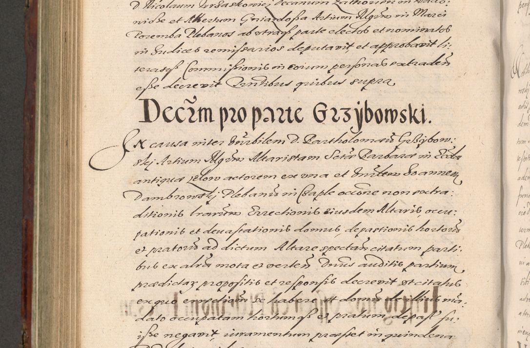 Zdjęcie nr 856 dla obiektu archiwalnego: Acta actorum causarum sententiarum tam diffinitiuarum quam interloquutorisrum decretorum obligationum quietationum procuratorum constitutionum etc. etc. coram Reverendo Domino Paulo Dembski Dei et Apostolice Sedis Gratia Episcopalo Dicensis Suffraganeo Canonico Vicario in Spiritualibus et Officiali Generali Cracoviensis ad Annum Domini Millesimum Sexcentesimum Undecimum cuius indictio octava pontificatus Sanctissimi Domini Nostri Domini Pauli Divina Providentia Papae Vti foeliciter continuantur