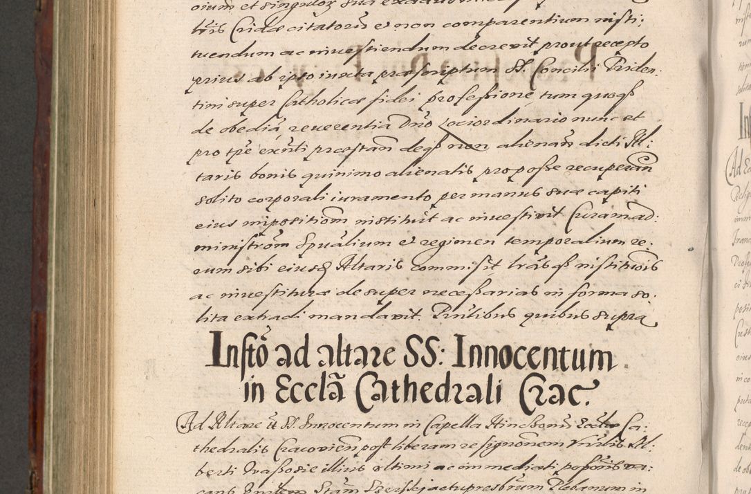 Zdjęcie nr 852 dla obiektu archiwalnego: Acta actorum causarum sententiarum tam diffinitiuarum quam interloquutorisrum decretorum obligationum quietationum procuratorum constitutionum etc. etc. coram Reverendo Domino Paulo Dembski Dei et Apostolice Sedis Gratia Episcopalo Dicensis Suffraganeo Canonico Vicario in Spiritualibus et Officiali Generali Cracoviensis ad Annum Domini Millesimum Sexcentesimum Undecimum cuius indictio octava pontificatus Sanctissimi Domini Nostri Domini Pauli Divina Providentia Papae Vti foeliciter continuantur