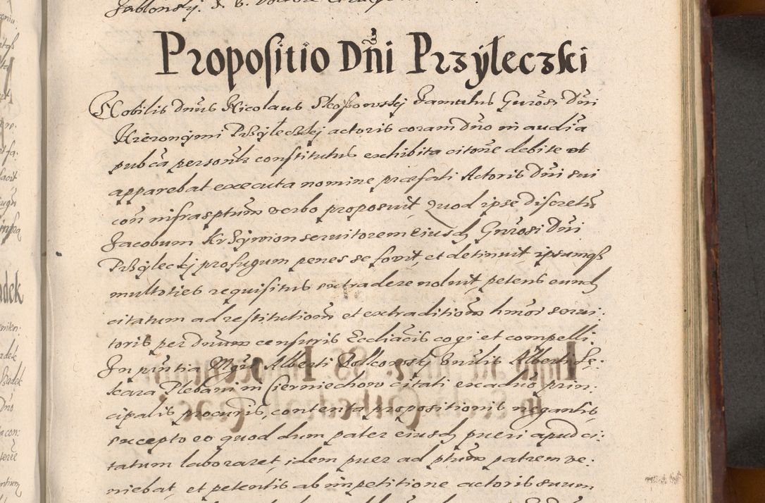 Zdjęcie nr 851 dla obiektu archiwalnego: Acta actorum causarum sententiarum tam diffinitiuarum quam interloquutorisrum decretorum obligationum quietationum procuratorum constitutionum etc. etc. coram Reverendo Domino Paulo Dembski Dei et Apostolice Sedis Gratia Episcopalo Dicensis Suffraganeo Canonico Vicario in Spiritualibus et Officiali Generali Cracoviensis ad Annum Domini Millesimum Sexcentesimum Undecimum cuius indictio octava pontificatus Sanctissimi Domini Nostri Domini Pauli Divina Providentia Papae Vti foeliciter continuantur