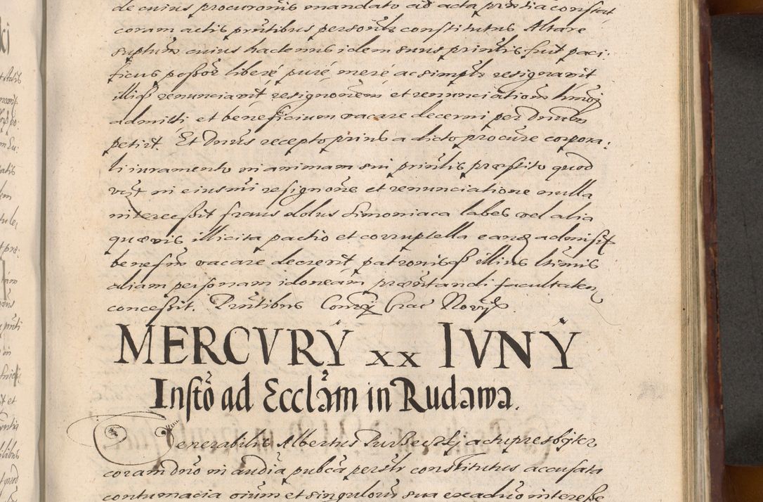 Zdjęcie nr 845 dla obiektu archiwalnego: Acta actorum causarum sententiarum tam diffinitiuarum quam interloquutorisrum decretorum obligationum quietationum procuratorum constitutionum etc. etc. coram Reverendo Domino Paulo Dembski Dei et Apostolice Sedis Gratia Episcopalo Dicensis Suffraganeo Canonico Vicario in Spiritualibus et Officiali Generali Cracoviensis ad Annum Domini Millesimum Sexcentesimum Undecimum cuius indictio octava pontificatus Sanctissimi Domini Nostri Domini Pauli Divina Providentia Papae Vti foeliciter continuantur
