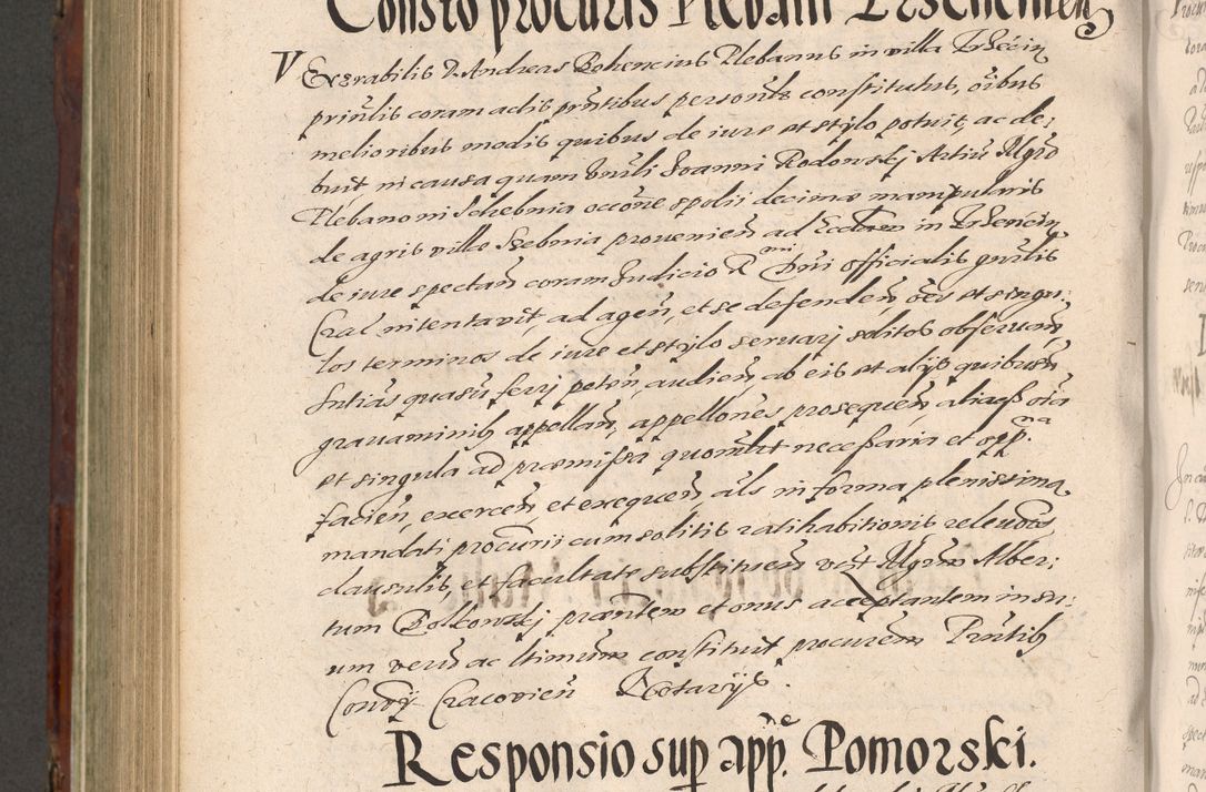 Zdjęcie nr 838 dla obiektu archiwalnego: Acta actorum causarum sententiarum tam diffinitiuarum quam interloquutorisrum decretorum obligationum quietationum procuratorum constitutionum etc. etc. coram Reverendo Domino Paulo Dembski Dei et Apostolice Sedis Gratia Episcopalo Dicensis Suffraganeo Canonico Vicario in Spiritualibus et Officiali Generali Cracoviensis ad Annum Domini Millesimum Sexcentesimum Undecimum cuius indictio octava pontificatus Sanctissimi Domini Nostri Domini Pauli Divina Providentia Papae Vti foeliciter continuantur