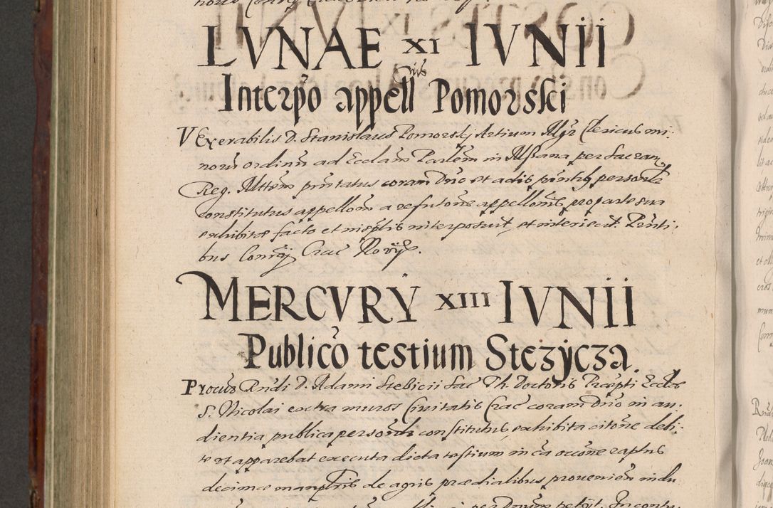 Zdjęcie nr 836 dla obiektu archiwalnego: Acta actorum causarum sententiarum tam diffinitiuarum quam interloquutorisrum decretorum obligationum quietationum procuratorum constitutionum etc. etc. coram Reverendo Domino Paulo Dembski Dei et Apostolice Sedis Gratia Episcopalo Dicensis Suffraganeo Canonico Vicario in Spiritualibus et Officiali Generali Cracoviensis ad Annum Domini Millesimum Sexcentesimum Undecimum cuius indictio octava pontificatus Sanctissimi Domini Nostri Domini Pauli Divina Providentia Papae Vti foeliciter continuantur