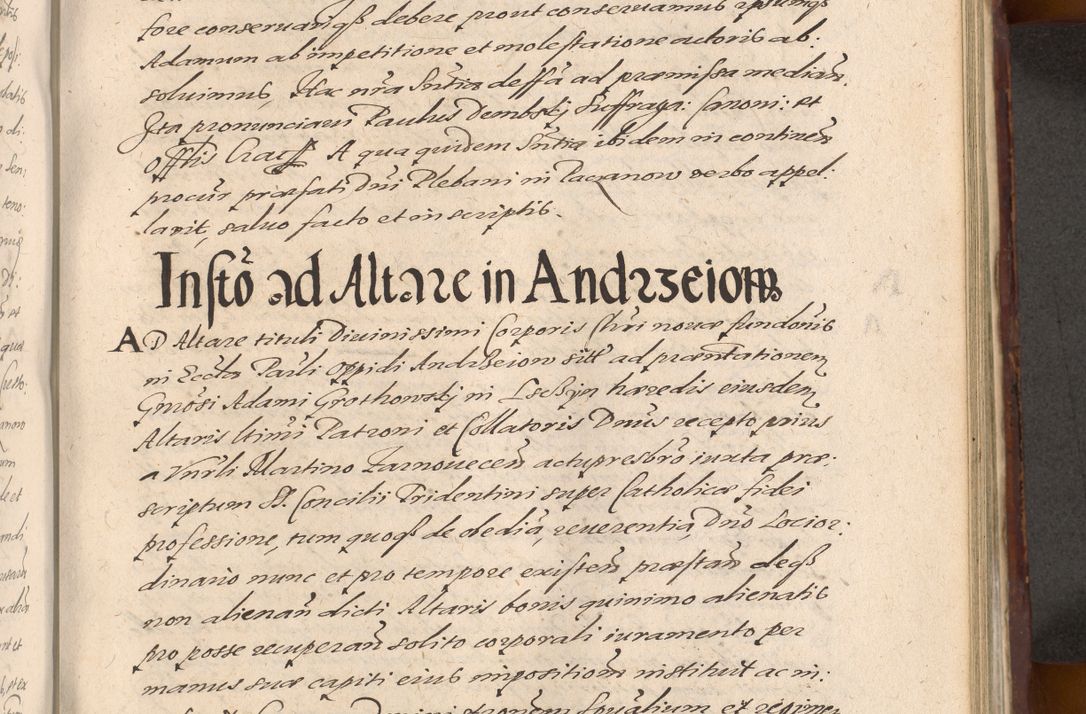 Zdjęcie nr 825 dla obiektu archiwalnego: Acta actorum causarum sententiarum tam diffinitiuarum quam interloquutorisrum decretorum obligationum quietationum procuratorum constitutionum etc. etc. coram Reverendo Domino Paulo Dembski Dei et Apostolice Sedis Gratia Episcopalo Dicensis Suffraganeo Canonico Vicario in Spiritualibus et Officiali Generali Cracoviensis ad Annum Domini Millesimum Sexcentesimum Undecimum cuius indictio octava pontificatus Sanctissimi Domini Nostri Domini Pauli Divina Providentia Papae Vti foeliciter continuantur