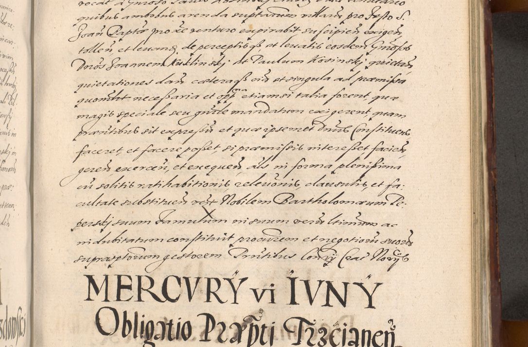 Zdjęcie nr 821 dla obiektu archiwalnego: Acta actorum causarum sententiarum tam diffinitiuarum quam interloquutorisrum decretorum obligationum quietationum procuratorum constitutionum etc. etc. coram Reverendo Domino Paulo Dembski Dei et Apostolice Sedis Gratia Episcopalo Dicensis Suffraganeo Canonico Vicario in Spiritualibus et Officiali Generali Cracoviensis ad Annum Domini Millesimum Sexcentesimum Undecimum cuius indictio octava pontificatus Sanctissimi Domini Nostri Domini Pauli Divina Providentia Papae Vti foeliciter continuantur