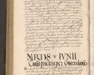 Zdjęcie nr 820 dla obiektu archiwalnego: Acta actorum causarum sententiarum tam diffinitiuarum quam interloquutorisrum decretorum obligationum quietationum procuratorum constitutionum etc. etc. coram Reverendo Domino Paulo Dembski Dei et Apostolice Sedis Gratia Episcopalo Dicensis Suffraganeo Canonico Vicario in Spiritualibus et Officiali Generali Cracoviensis ad Annum Domini Millesimum Sexcentesimum Undecimum cuius indictio octava pontificatus Sanctissimi Domini Nostri Domini Pauli Divina Providentia Papae Vti foeliciter continuantur