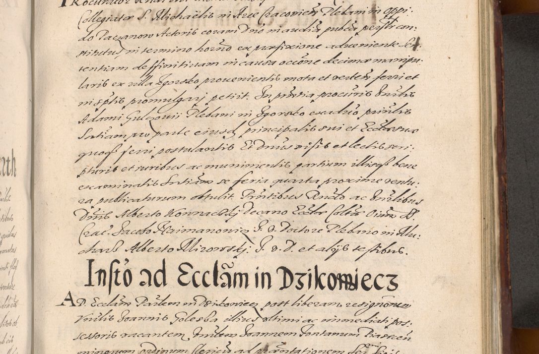 Zdjęcie nr 817 dla obiektu archiwalnego: Acta actorum causarum sententiarum tam diffinitiuarum quam interloquutorisrum decretorum obligationum quietationum procuratorum constitutionum etc. etc. coram Reverendo Domino Paulo Dembski Dei et Apostolice Sedis Gratia Episcopalo Dicensis Suffraganeo Canonico Vicario in Spiritualibus et Officiali Generali Cracoviensis ad Annum Domini Millesimum Sexcentesimum Undecimum cuius indictio octava pontificatus Sanctissimi Domini Nostri Domini Pauli Divina Providentia Papae Vti foeliciter continuantur
