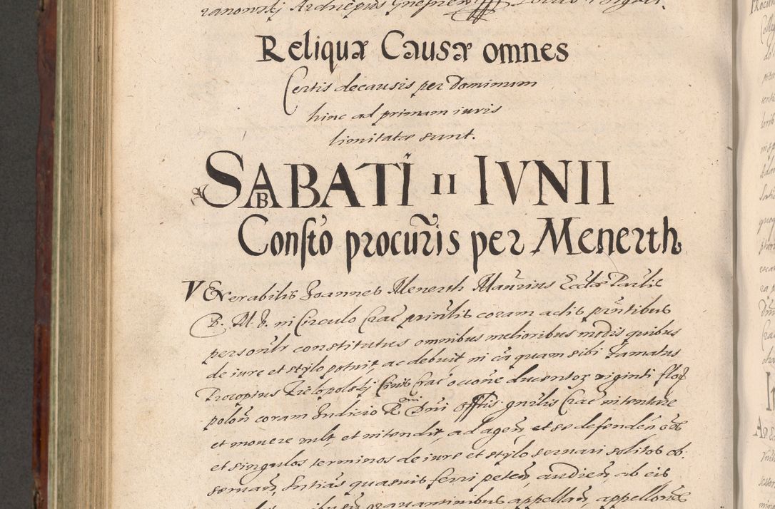 Zdjęcie nr 816 dla obiektu archiwalnego: Acta actorum causarum sententiarum tam diffinitiuarum quam interloquutorisrum decretorum obligationum quietationum procuratorum constitutionum etc. etc. coram Reverendo Domino Paulo Dembski Dei et Apostolice Sedis Gratia Episcopalo Dicensis Suffraganeo Canonico Vicario in Spiritualibus et Officiali Generali Cracoviensis ad Annum Domini Millesimum Sexcentesimum Undecimum cuius indictio octava pontificatus Sanctissimi Domini Nostri Domini Pauli Divina Providentia Papae Vti foeliciter continuantur