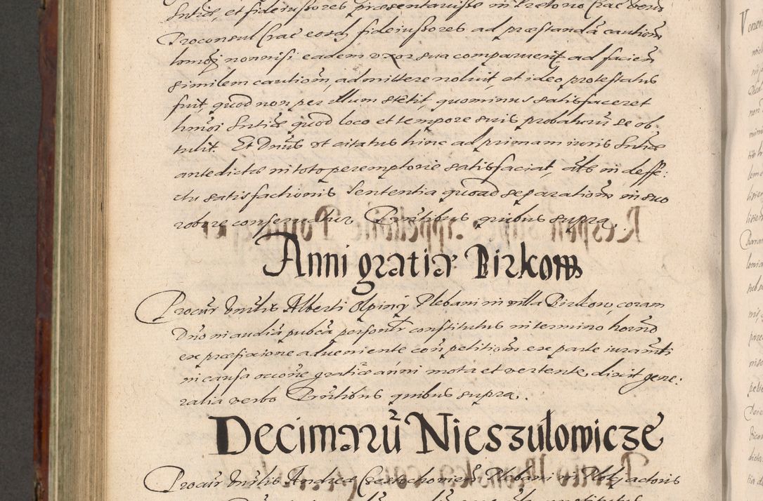 Zdjęcie nr 808 dla obiektu archiwalnego: Acta actorum causarum sententiarum tam diffinitiuarum quam interloquutorisrum decretorum obligationum quietationum procuratorum constitutionum etc. etc. coram Reverendo Domino Paulo Dembski Dei et Apostolice Sedis Gratia Episcopalo Dicensis Suffraganeo Canonico Vicario in Spiritualibus et Officiali Generali Cracoviensis ad Annum Domini Millesimum Sexcentesimum Undecimum cuius indictio octava pontificatus Sanctissimi Domini Nostri Domini Pauli Divina Providentia Papae Vti foeliciter continuantur