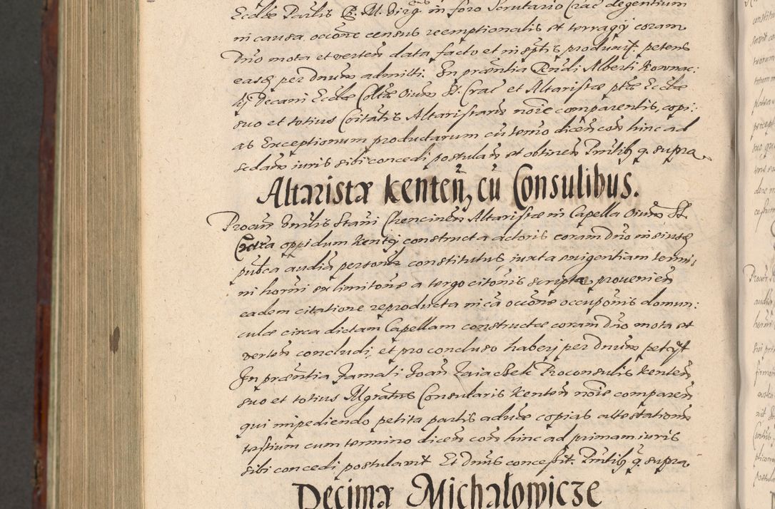 Zdjęcie nr 1250 dla obiektu archiwalnego: Acta actorum causarum sententiarum tam diffinitiuarum quam interloquutorisrum decretorum obligationum quietationum procuratorum constitutionum etc. etc. coram Reverendo Domino Paulo Dembski Dei et Apostolice Sedis Gratia Episcopalo Dicensis Suffraganeo Canonico Vicario in Spiritualibus et Officiali Generali Cracoviensis ad Annum Domini Millesimum Sexcentesimum Undecimum cuius indictio octava pontificatus Sanctissimi Domini Nostri Domini Pauli Divina Providentia Papae Vti foeliciter continuantur