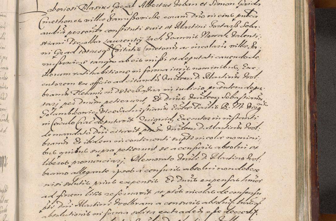Zdjęcie nr 1243 dla obiektu archiwalnego: Acta actorum causarum sententiarum tam diffinitiuarum quam interloquutorisrum decretorum obligationum quietationum procuratorum constitutionum etc. etc. coram Reverendo Domino Paulo Dembski Dei et Apostolice Sedis Gratia Episcopalo Dicensis Suffraganeo Canonico Vicario in Spiritualibus et Officiali Generali Cracoviensis ad Annum Domini Millesimum Sexcentesimum Undecimum cuius indictio octava pontificatus Sanctissimi Domini Nostri Domini Pauli Divina Providentia Papae Vti foeliciter continuantur