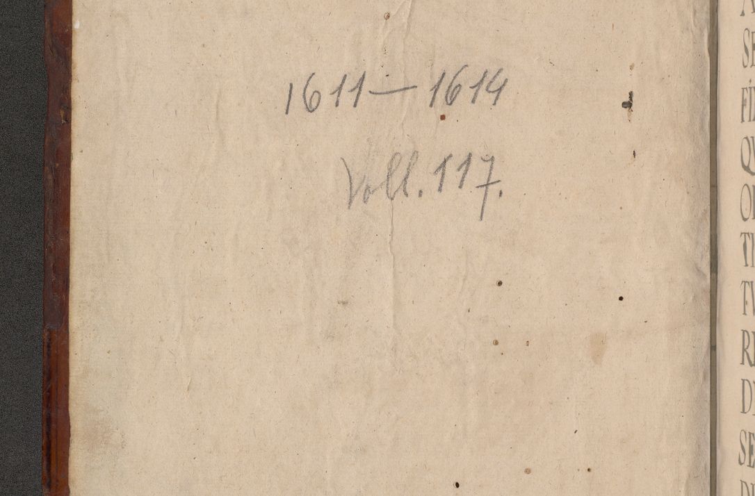 Zdjęcie nr 3 dla obiektu archiwalnego: Acta actorum causarum sententiarum tam diffinitiuarum quam interloquutorisrum decretorum obligationum quietationum procuratorum constitutionum etc. etc. coram Reverendo Domino Paulo Dembski Dei et Apostolice Sedis Gratia Episcopalo Dicensis Suffraganeo Canonico Vicario in Spiritualibus et Officiali Generali Cracoviensis ad Annum Domini Millesimum Sexcentesimum Undecimum cuius indictio octava pontificatus Sanctissimi Domini Nostri Domini Pauli Divina Providentia Papae Vti foeliciter continuantur