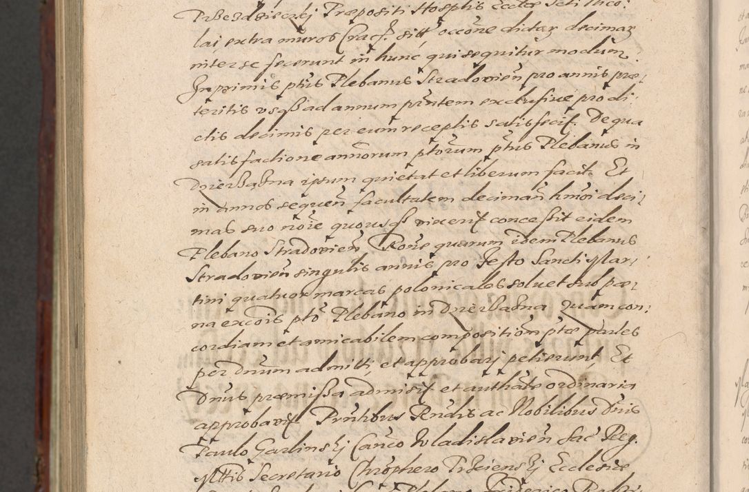 Zdjęcie nr 1472 dla obiektu archiwalnego: Acta actorum causarum sententiarum tam diffinitiuarum quam interloquutorisrum decretorum obligationum quietationum procuratorum constitutionum etc. etc. coram Reverendo Domino Paulo Dembski Dei et Apostolice Sedis Gratia Episcopalo Dicensis Suffraganeo Canonico Vicario in Spiritualibus et Officiali Generali Cracoviensis ad Annum Domini Millesimum Sexcentesimum Undecimum cuius indictio octava pontificatus Sanctissimi Domini Nostri Domini Pauli Divina Providentia Papae Vti foeliciter continuantur
