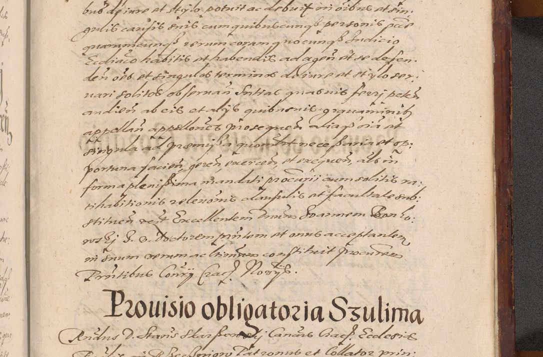 Zdjęcie nr 1469 dla obiektu archiwalnego: Acta actorum causarum sententiarum tam diffinitiuarum quam interloquutorisrum decretorum obligationum quietationum procuratorum constitutionum etc. etc. coram Reverendo Domino Paulo Dembski Dei et Apostolice Sedis Gratia Episcopalo Dicensis Suffraganeo Canonico Vicario in Spiritualibus et Officiali Generali Cracoviensis ad Annum Domini Millesimum Sexcentesimum Undecimum cuius indictio octava pontificatus Sanctissimi Domini Nostri Domini Pauli Divina Providentia Papae Vti foeliciter continuantur