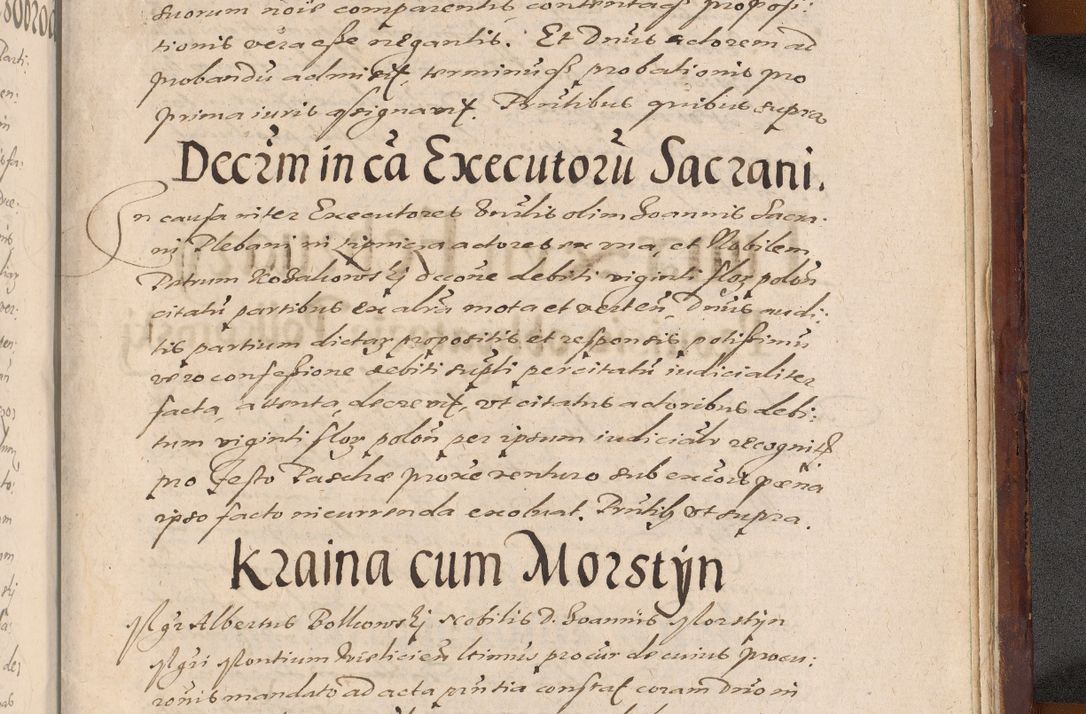 Zdjęcie nr 1463 dla obiektu archiwalnego: Acta actorum causarum sententiarum tam diffinitiuarum quam interloquutorisrum decretorum obligationum quietationum procuratorum constitutionum etc. etc. coram Reverendo Domino Paulo Dembski Dei et Apostolice Sedis Gratia Episcopalo Dicensis Suffraganeo Canonico Vicario in Spiritualibus et Officiali Generali Cracoviensis ad Annum Domini Millesimum Sexcentesimum Undecimum cuius indictio octava pontificatus Sanctissimi Domini Nostri Domini Pauli Divina Providentia Papae Vti foeliciter continuantur