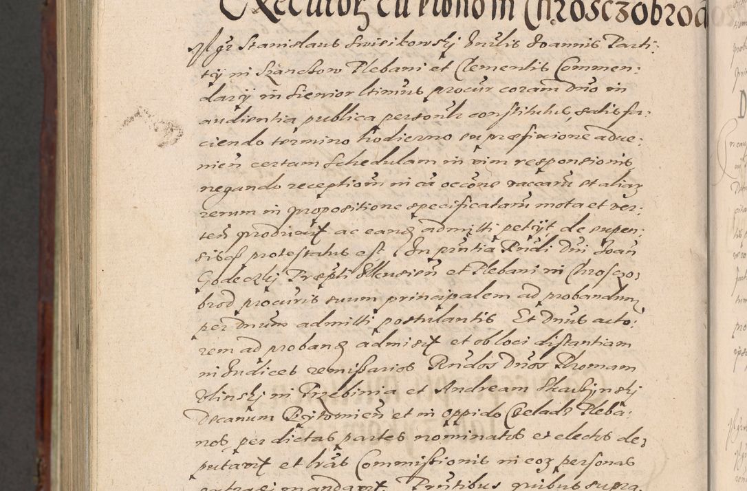 Zdjęcie nr 1462 dla obiektu archiwalnego: Acta actorum causarum sententiarum tam diffinitiuarum quam interloquutorisrum decretorum obligationum quietationum procuratorum constitutionum etc. etc. coram Reverendo Domino Paulo Dembski Dei et Apostolice Sedis Gratia Episcopalo Dicensis Suffraganeo Canonico Vicario in Spiritualibus et Officiali Generali Cracoviensis ad Annum Domini Millesimum Sexcentesimum Undecimum cuius indictio octava pontificatus Sanctissimi Domini Nostri Domini Pauli Divina Providentia Papae Vti foeliciter continuantur