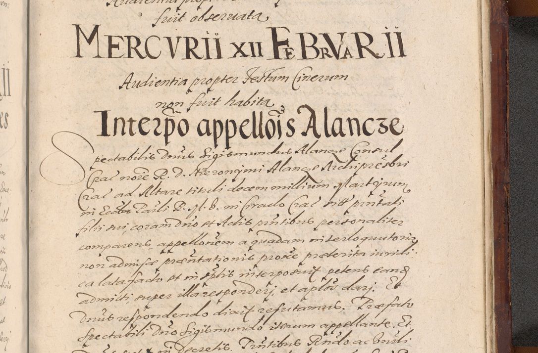 Zdjęcie nr 1457 dla obiektu archiwalnego: Acta actorum causarum sententiarum tam diffinitiuarum quam interloquutorisrum decretorum obligationum quietationum procuratorum constitutionum etc. etc. coram Reverendo Domino Paulo Dembski Dei et Apostolice Sedis Gratia Episcopalo Dicensis Suffraganeo Canonico Vicario in Spiritualibus et Officiali Generali Cracoviensis ad Annum Domini Millesimum Sexcentesimum Undecimum cuius indictio octava pontificatus Sanctissimi Domini Nostri Domini Pauli Divina Providentia Papae Vti foeliciter continuantur