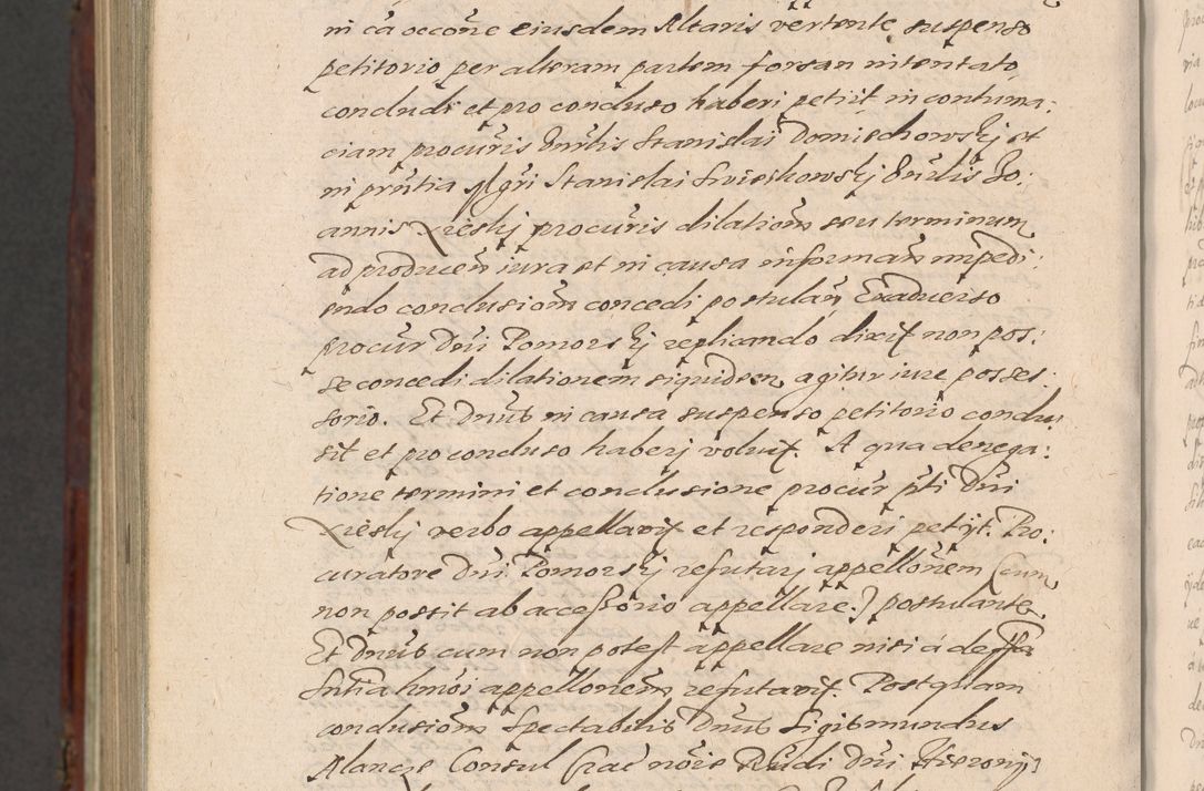Zdjęcie nr 1454 dla obiektu archiwalnego: Acta actorum causarum sententiarum tam diffinitiuarum quam interloquutorisrum decretorum obligationum quietationum procuratorum constitutionum etc. etc. coram Reverendo Domino Paulo Dembski Dei et Apostolice Sedis Gratia Episcopalo Dicensis Suffraganeo Canonico Vicario in Spiritualibus et Officiali Generali Cracoviensis ad Annum Domini Millesimum Sexcentesimum Undecimum cuius indictio octava pontificatus Sanctissimi Domini Nostri Domini Pauli Divina Providentia Papae Vti foeliciter continuantur